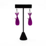 Hauspanther Retro Cat Acrylic Earrings
