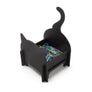 Kitty Caddy: Black Cat Desk Organizer