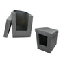 Kitangle Seamless Covered Litter Box :: Slope Style XL