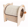Wooden Cat Hideaway & Sisal Scratcher from Armarkat