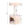 29" Single-platform Premium Wood Cat Tree from Armarkat