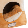 Two-tone Velvet Convertible Hideaway Cat Bed from Armarkat