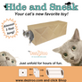 Hide and Sneak Paper Bag Cat Tunnel from Dezi & Roo