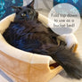 Two-tone Velvet Convertible Hideaway Cat Bed from Armarkat
