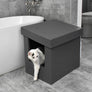 Kitangle Seamless Covered Litter Box :: Slope Style XL