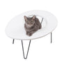 Hauspanther NestEgg Raised Cat Bed & Side Table by Primetime Petz