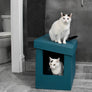 Kitangle Seamless Covered Litter Box :: Slope Style XL