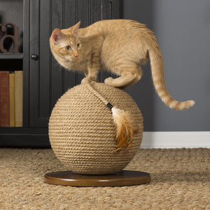 Jute Cat Scratching Sphere from Prevue Pet