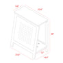 A-Frame Side Table, Cat Bed & Scratcher from The Refined Feline