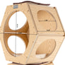 Wall-mounted Hexagonal Wood Climber & Hideaway from Armarkat (set of 2)