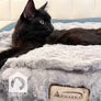NEW! Luxe Round Plush Cat Bed from Armarkat