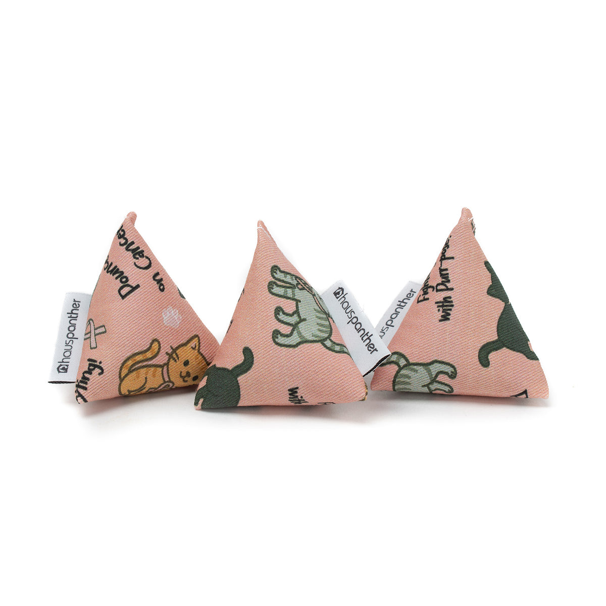 Breast Cancer Words of Encouragement Catnip Cat Toys