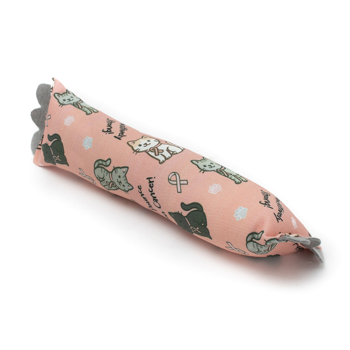 Breast Cancer Words of Encouragement Catnip Cat Toys