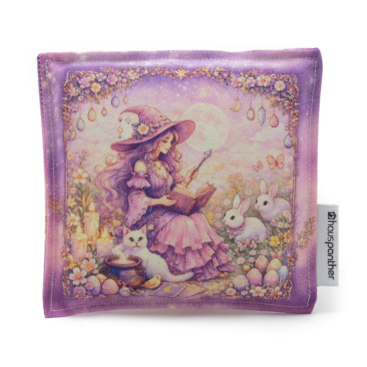 Ostara Witch Catnip & Silvervine Crinkle Pillow Cat Toy