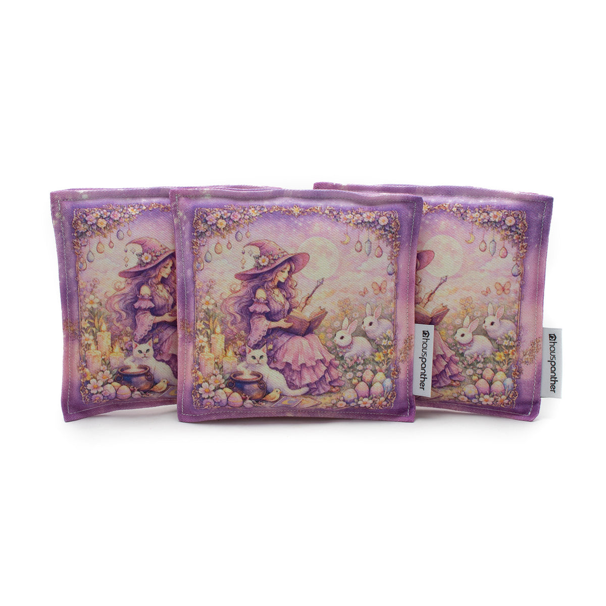 Ostara Witch Catnip & Silvervine Crinkle Pillow Cat Toy