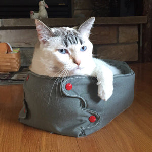 Whisker + Box Cat Bed