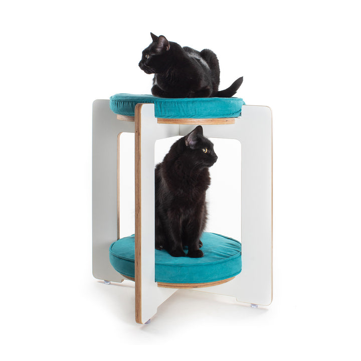 BÜNK Two-story Cat Lounge & Functional Seating :: Hauspanther + Square Paws Collaboration