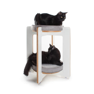 BÜNK Two-story Cat Lounge & Functional Seating :: Hauspanther + Square Paws Collaboration