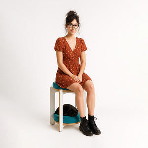 BÜNK Two-story Cat Lounge & Functional Seating :: Hauspanther + Square Paws Collaboration