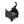 Kitty Caddy: Black Cat Desk Organizer