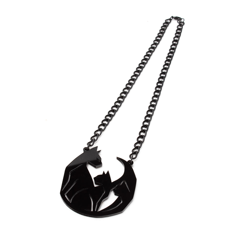 Cat Trio Acrylic Pendant