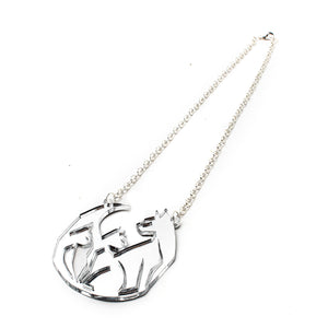 Cat Trio Acrylic Pendant
