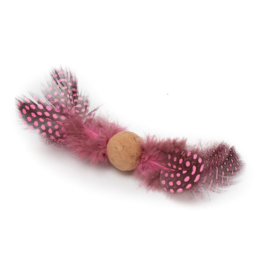 Feather Cork Ball Cat Toys
