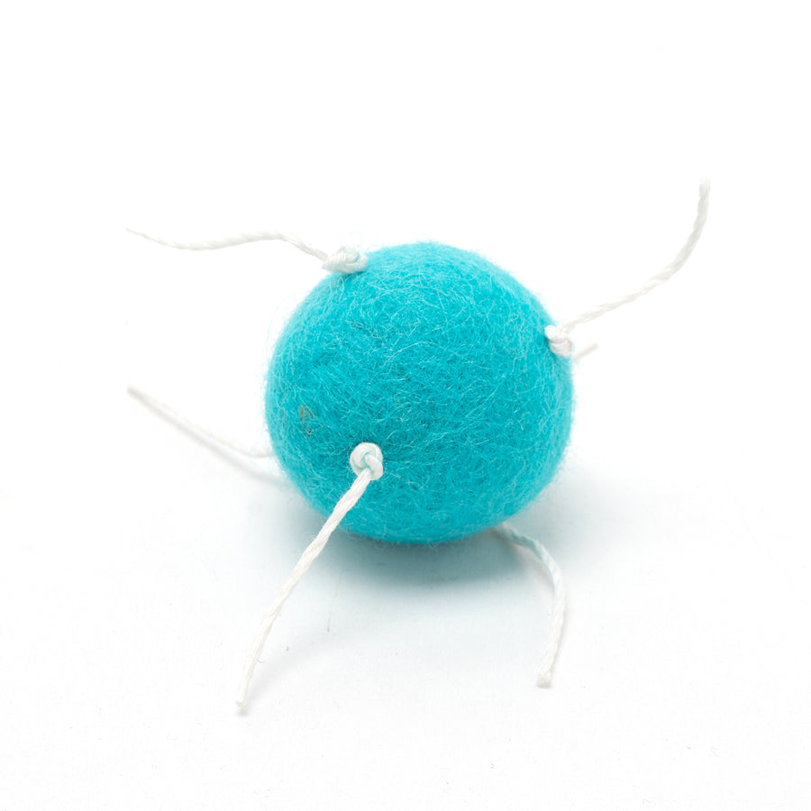 Spider Spheres Wool Felt Cat Toys