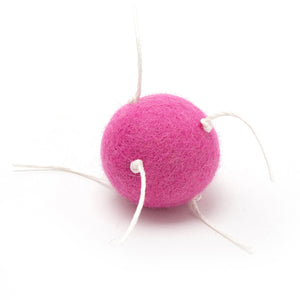 Spider Spheres Wool Felt Cat Toys