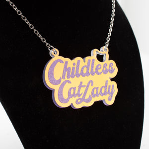 "Childless Cat Lady" Pendant