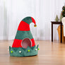 Jingle's Elf Cap Cat Hideaway from Prevue Pet