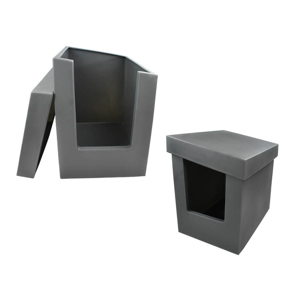Kitangle Seamless Covered Litter Box :: Slope Style XL