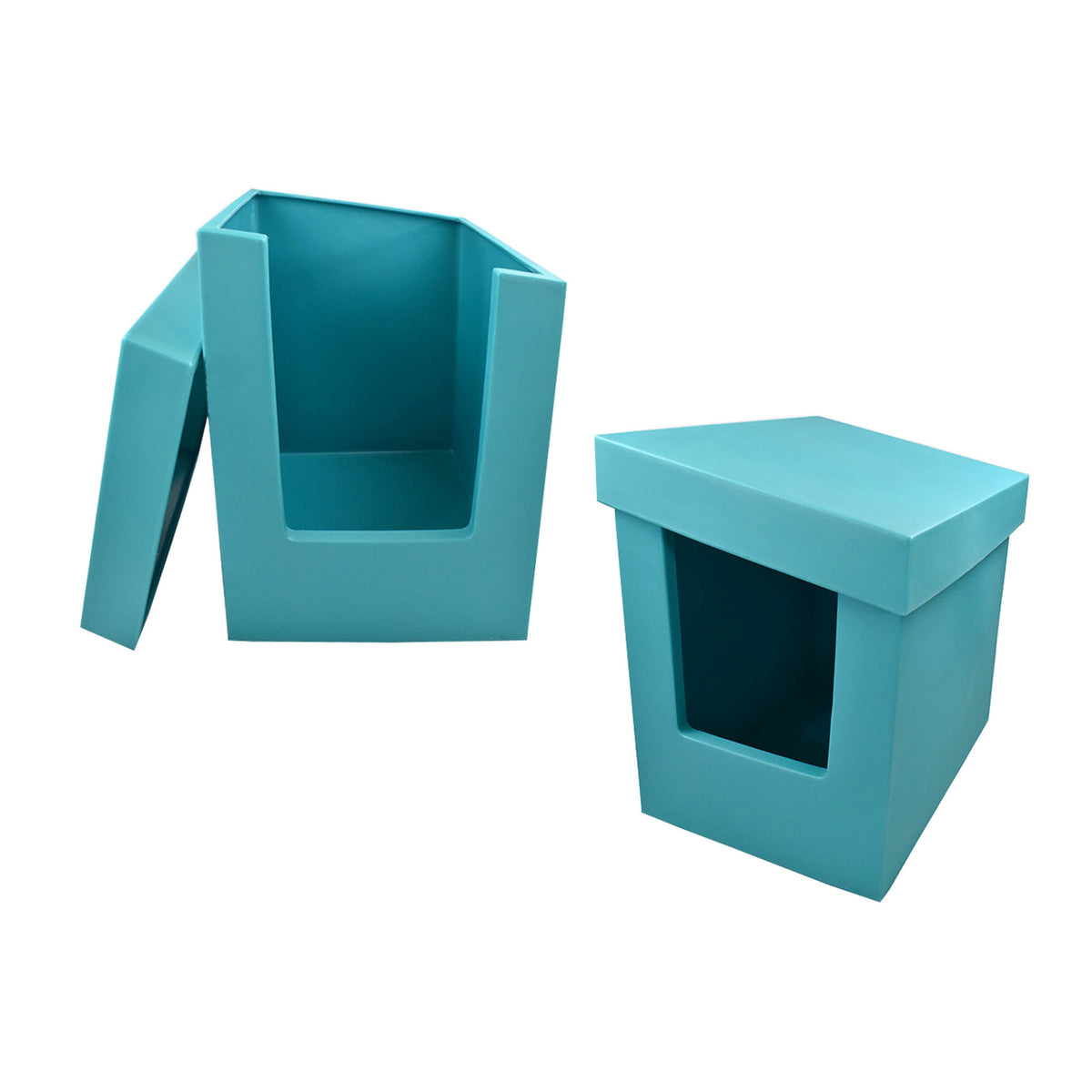 Kitangle Seamless Covered Litter Box :: Slope Style XL