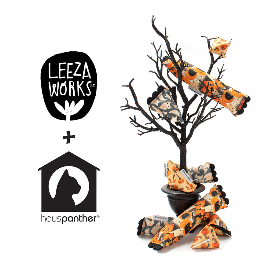 Leezaworks + Hauspanther Spooky Halloween Cat Toys