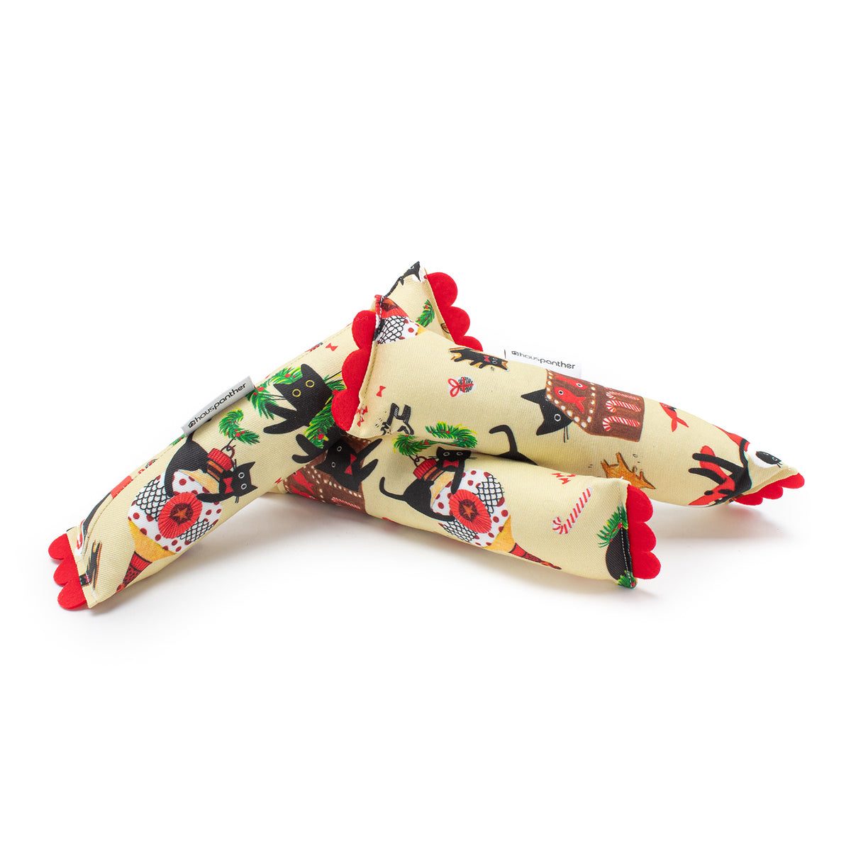 LeezaWorks + Hauspanther Holiday Cat Toys