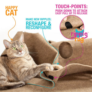 The Ripple Rug Cat Activity Mat - Made in the USA