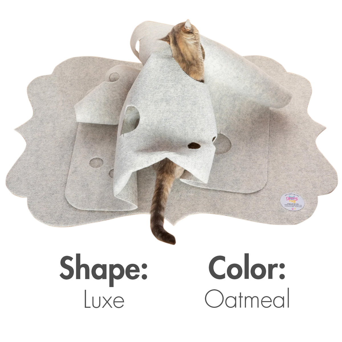 The Ripple Rug Cat Activity Mat - Made in the USA