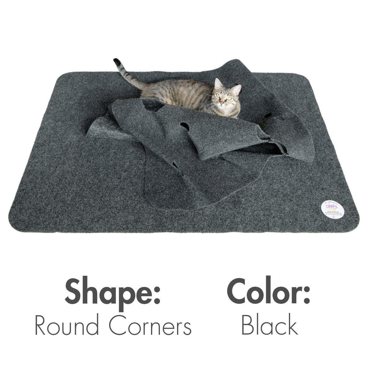 The Ripple Rug Cat Activity Mat - Made in the USA