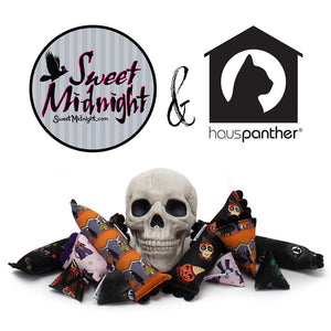 Sweet Midnight + Hauspanther Creepy Cute Halloween Cat Toys