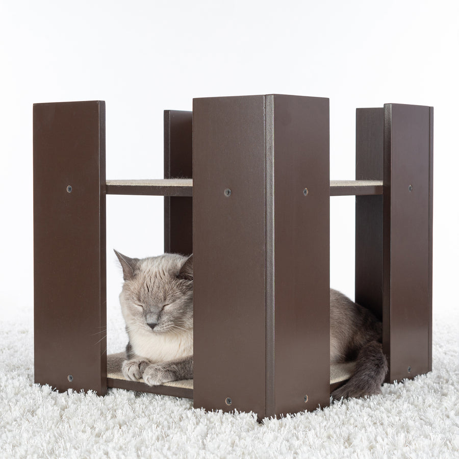 Hauspanther Cubitat Multi-level Cat Bed & Hideaway by Primetime Petz
