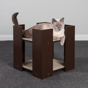 Hauspanther Cubitat Multi-level Cat Bed & Hideaway by Primetime Petz