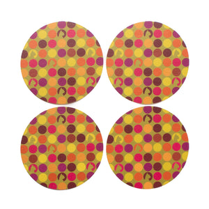 Hauspanther Round Coasters (set of 4)