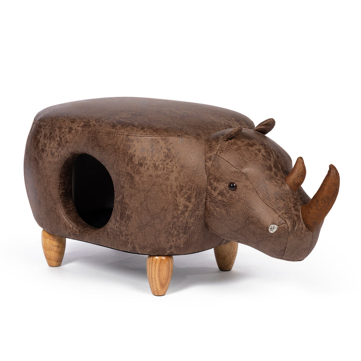 Rhinoceros Cat Hideaway & Ottoman from Prevue Pet