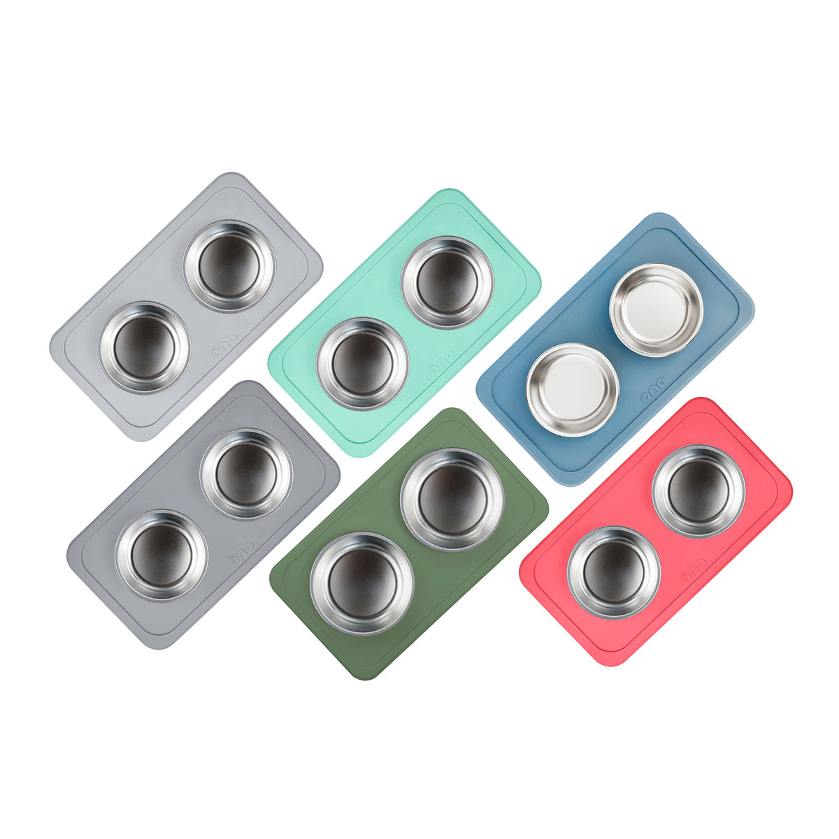 Ono Good Bowl (Double) :: Feeding Bowl & Silicone Mat