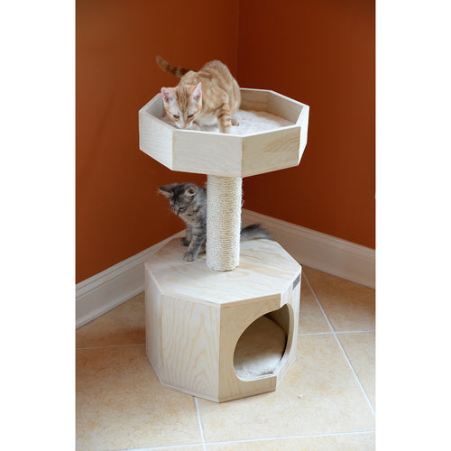 29" Single-platform Premium Wood Cat Tree from Armarkat