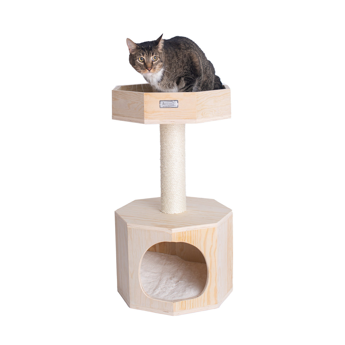 29" Single-platform Premium Wood Cat Tree from Armarkat