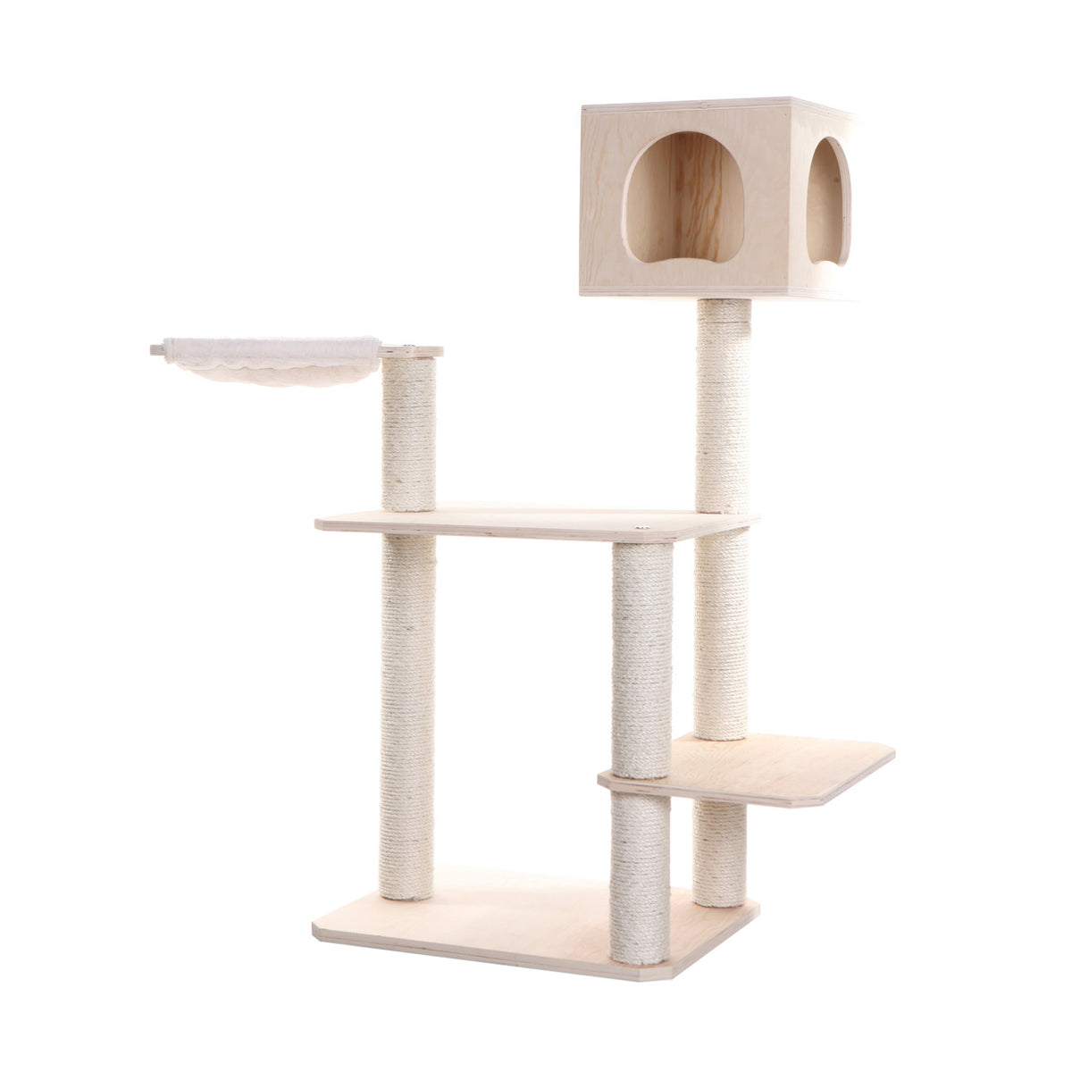 50" Multi-platform Premium Wood Cat Tree from Armarkat