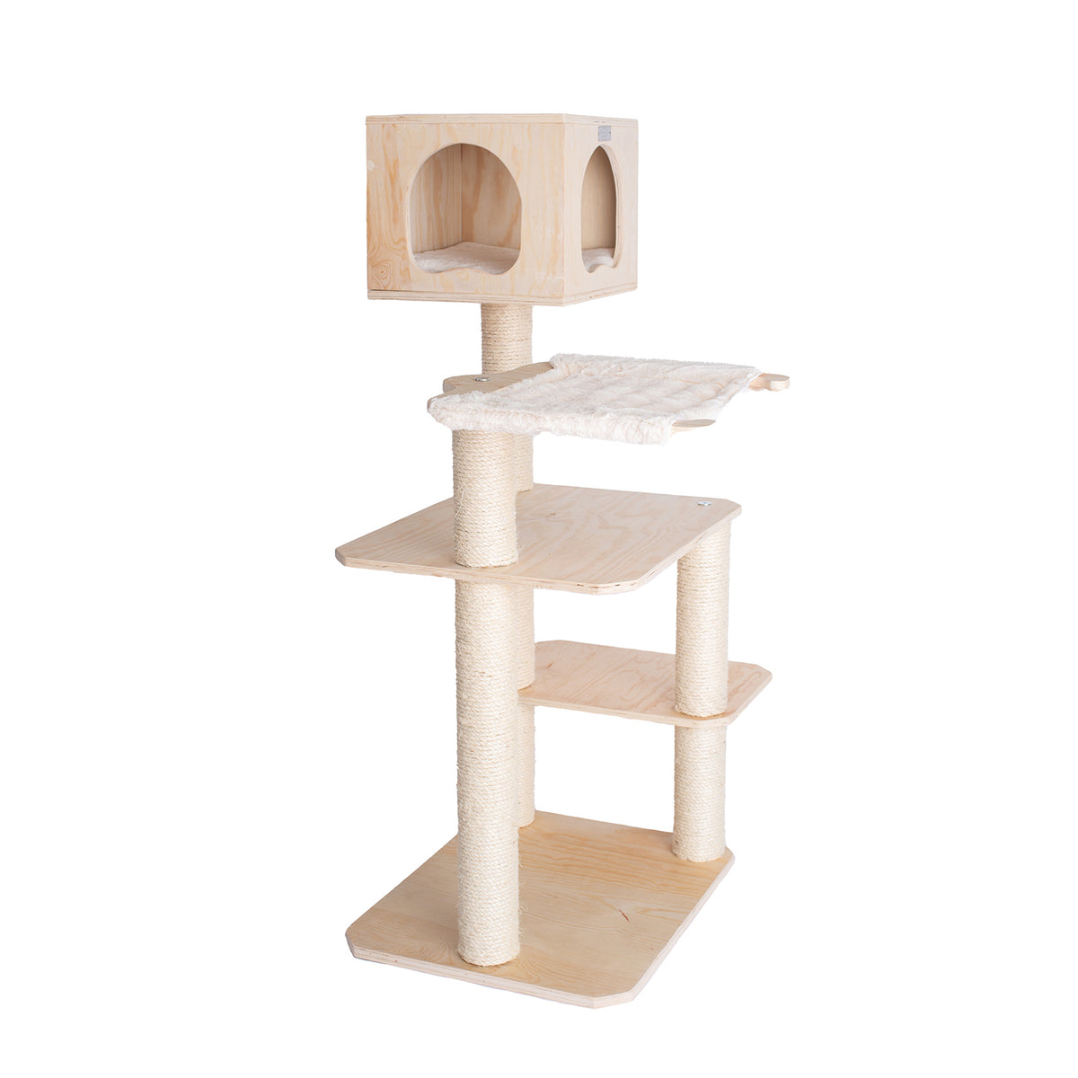 50" Multi-platform Premium Wood Cat Tree from Armarkat