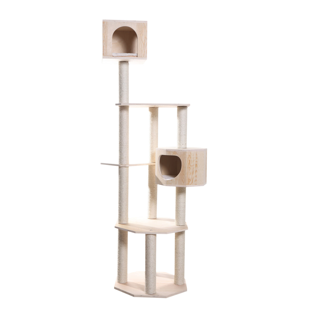 85" Multi-platform Premium Wood Cat Tree from Armarkat