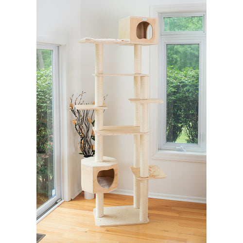 89" Multi-platform Premium Wood Cat Tree from Armarkat